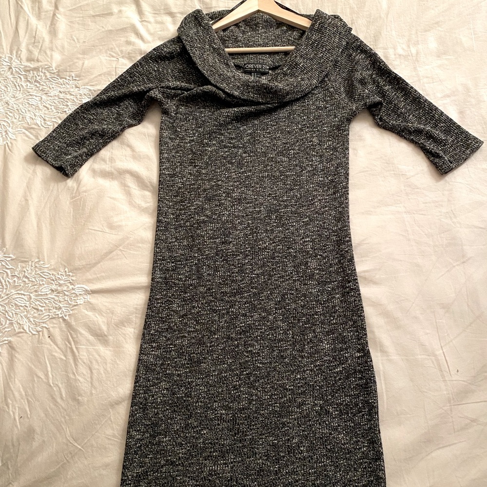 Grey Sweater Dress